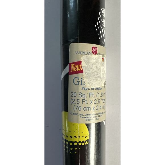 American Greetings Golf Happy Birthday Wrapping Paper 20 Sq Ft. - Picture 2 of 4